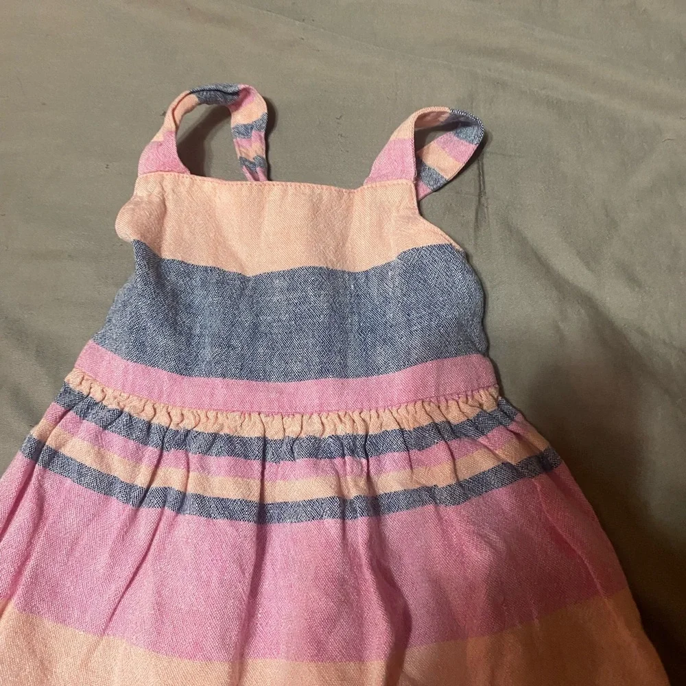 Carter's Pink and Blue Striped Casual‎ Dress